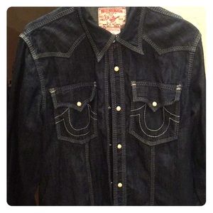 true religion denim shirts
